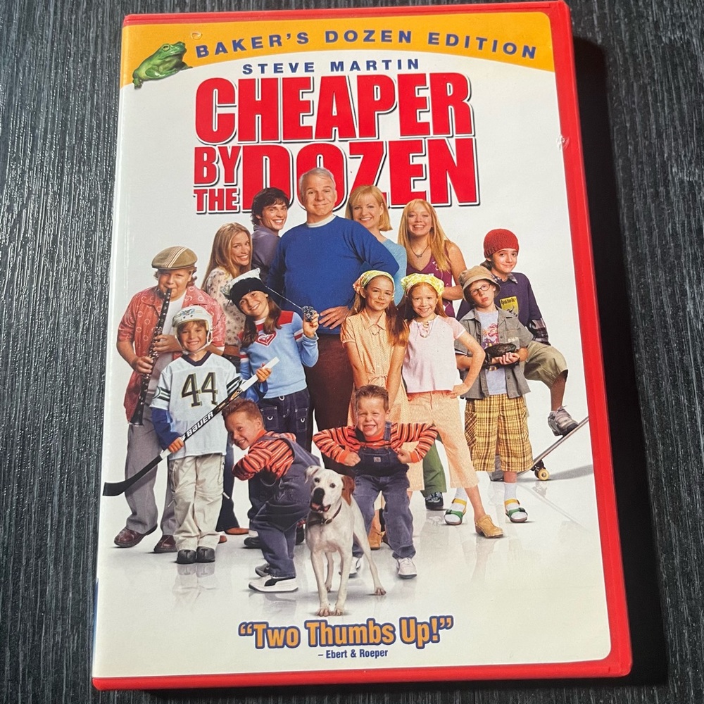 Cheaper by the dozen DVD~(=^‥^●